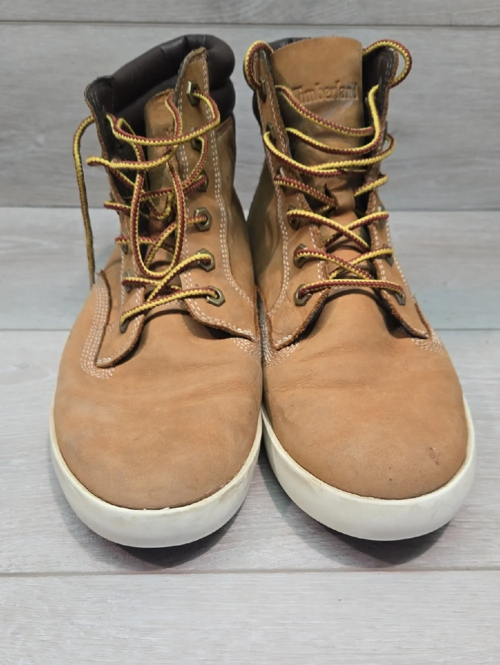Timberland MenA24118 Ortholite Chestnut Leather HighTop Sneakers Shoes Boots 10